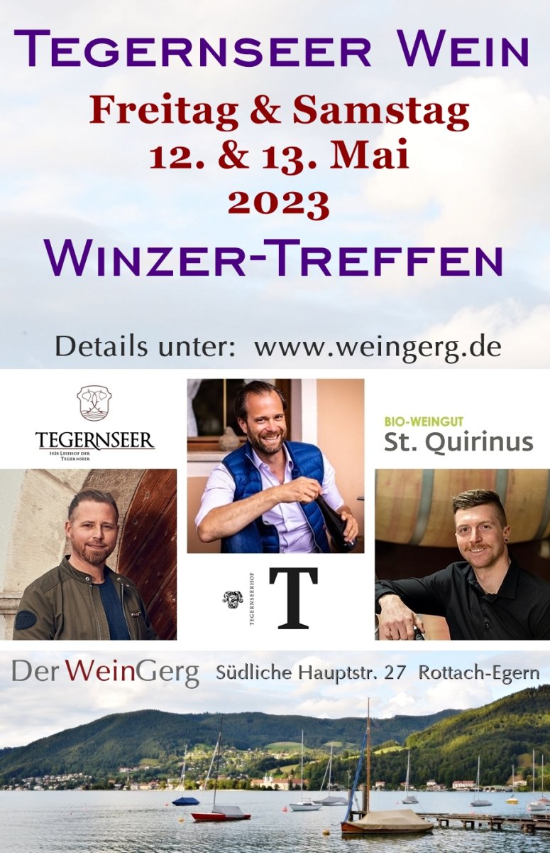 Tegernseer Wein - Das Winzertreffen mit Menü im Lieberhof, Tegernsee